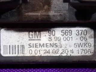90569370 Блок управления двигателем Opel Vectra B Арт e12243879, вид 3