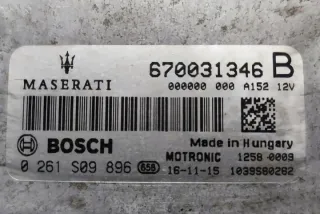 670031346 Блок управления двигателем Maserati Quattroporte Арт e12242514, вид 1