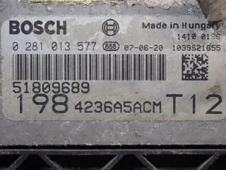 0281013577 51809689 Блок управления двигателем Fiat Bravo 2 Арт e12241475, вид 5