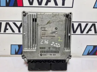 7794624 Блок управления двигателем BMW 3 E46 Арт e12240000, вид 1