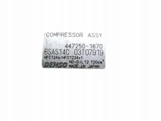 6SAS14C Компрессор кондиционера Mercedes B W246 Арт e12234448, вид 5