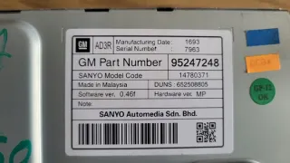 95247248 14780371 Блок навигации Opel Astra J Арт e12233914, вид 3