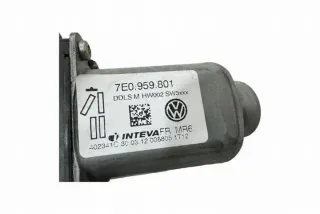 7E0959801 Моторчик стеклоподъемника Volkswagen Transporter T5 Арт e12219307, вид 1
