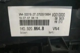 1K0920864B Щиток приборов (приборная панель) Volkswagen Golf 5 Арт e12215434, вид 3