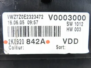 2K0920842A Щиток приборов (приборная панель) Volkswagen Caddy 3 Арт e12215316, вид 6