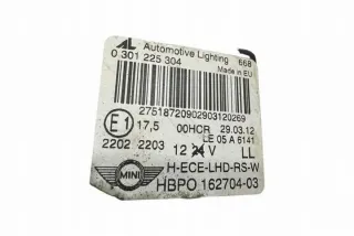 0301225304 Фара левая MINI CLUBMAN R55 Арт e12209293, вид 3
