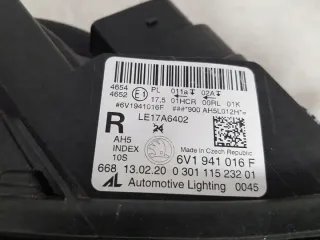 6V1941016F Фара правая Skoda Fabia 3 Арт e12189727, вид 5