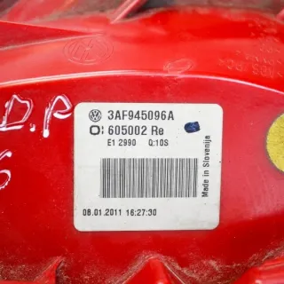 3AF945096A Фонарь задний правый Volkswagen Passat B7 Арт e12186472, вид 1