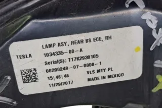 103433500A Фонарь задний правый Tesla model X Арт e12186059, вид 6