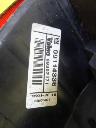 09114336 Фонарь задний левый Opel Corsa C Арт e12185494, вид 4