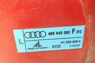 4B9945095 Фонарь задний левый Audi A6 C5 (S6,RS6) Арт e12183476, вид 1