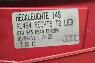 8T0945094A Фонарь задний правый Audi A5 (S5,RS5) 1 Арт e12183350, вид 1