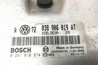038906019AT Блок управления двигателем Volkswagen Bora Арт e12174213, вид 1