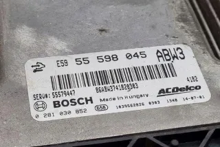55598045 Блок управления двигателем Opel Astra J Арт e12171984, вид 1
