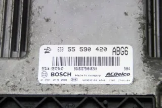 55590420 Блок управления двигателем Opel Astra J Арт e12171973, вид 2