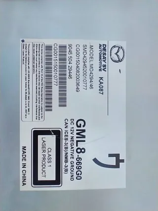 GML8-669G0 MD429446 Блок навигации Mazda 6 3 Арт e12161640, вид 14