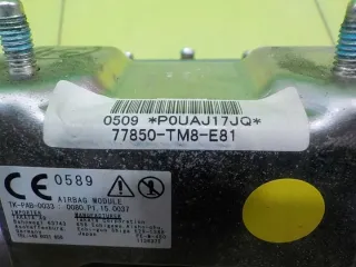 77850-TM8-E81 77850TM8E81 16AB62 Подушка безопасности Honda Insight 2 Арт e12150355, вид 3