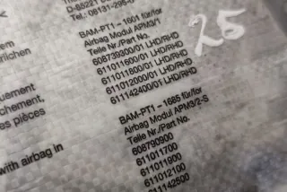 608739300 Подушка безопасности BMW 5 F10/F11/GT F07 Арт e12147070, вид 7