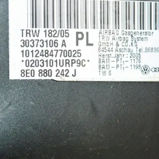 8E0880242J Подушка безопасности Audi A4 B7 Арт e12145616, вид 4