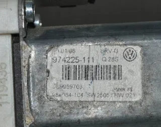 974225111 Моторчик стеклоподъемника Volkswagen Passat B6 Арт e12137089, вид 6