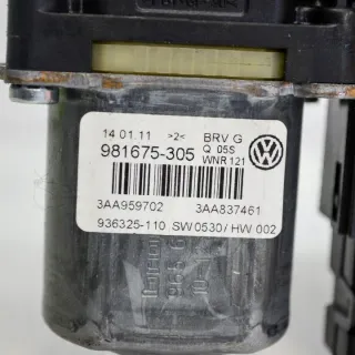 3C0959792B Моторчик стеклоподъемника Volkswagen Passat B7 Арт e12137049, вид 3