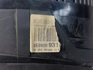 8E0920931D 0263626183 Щиток приборов (приборная панель) Audi A4 B7 Арт e12129253, вид 3