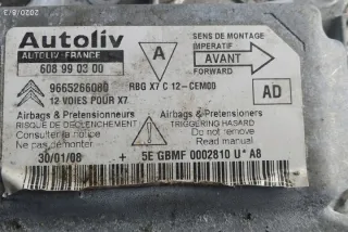 608990300 Блок AirBag Citroen C5 1 Арт e12127538, вид 4