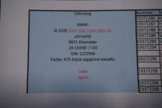  Крышка багажника (дверь 3-5) BMW IX i20 Арт e12112082, вид 9