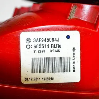 3AF945094J Фонарь задний правый Volkswagen Passat B7 Арт e12105467, вид 3