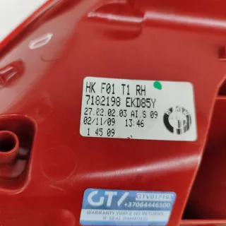 7182198 Фонарь задний правый BMW 7 F01/F02 Арт e12101297, вид 9
