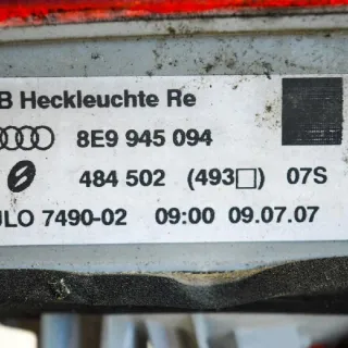 8E9945094 Фонарь задний правый Audi A4 B7 Арт e12100716, вид 2