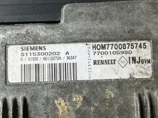 1999-2002 S115300202A 7700105980 Блок управления двигателем Renault Scenic 1 Арт e12094179, вид 2