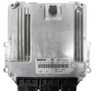 0281017613 8201119647 Блок управления двигателем Renault Laguna 3 Арт e12093915, вид 1