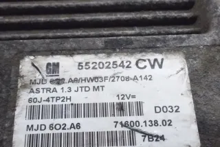 55202542 Блок управления двигателем Opel Astra H Арт e12093212, вид 5