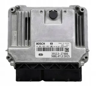 0281015411 39113-27486 3911327486 Блок управления двигателем Kia Carens 3 Арт e12091781, вид 1