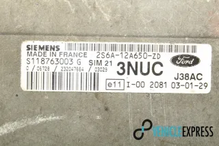 2S6A12A650ZD Блок управления двигателем Ford Fiesta 5 Арт e12090975, вид 1