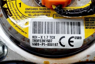 TR3FE2K1537 Подушка безопасности Nissan Micra K13 Арт e12081444, вид 2