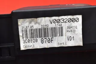 3C0920870F Щиток приборов (приборная панель) Volkswagen Passat B6 Арт e12070593, вид 7