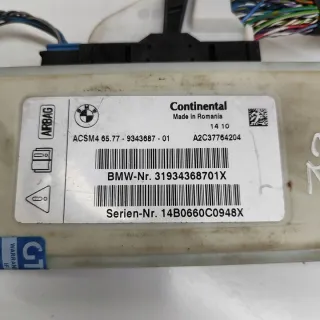 9343687 Блок AirBag BMW 5 F10/F11/GT F07 Арт e12069175, вид 5