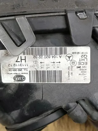 A1648202259 Фара правая Mercedes ML W164 Арт e12066302, вид 5