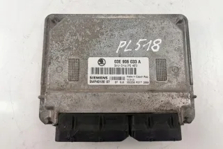 03E906033A Блок управления двигателем Skoda Fabia 1 Арт e12060989, вид 1