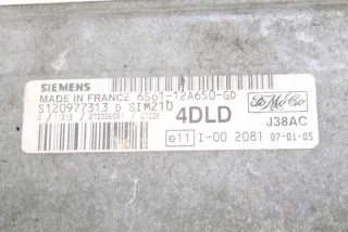 6S6112A650GD Блок управления двигателем Ford Fiesta 5 Арт e12059302, вид 2