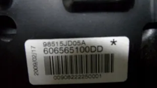 98515JD05A 606565100DD Подушка безопасности Nissan Qashqai 1  Арт e12048968, вид 4
