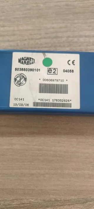 00606979710 60697971 Блок управления (другие) Fiat Panda 2 Арт e12042683, вид 2