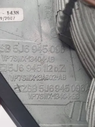 5J6945096A 5J6945112 Фонарь задний правый Skoda Fabia 2 Арт e12037678, вид 5