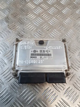 0281010977 038906019HJ Блок управления двигателем Volkswagen Golf 4 Арт e12031609, вид 2