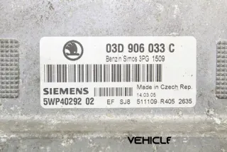 03D906033C Блок управления двигателем Skoda Fabia 1 Арт e12031222, вид 2