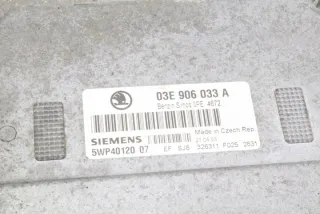 03E906033A Блок управления двигателем Skoda Fabia 1 Арт e12031179, вид 2
