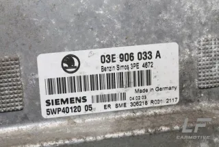 03E906033A Блок управления двигателем Skoda Fabia 2 Арт e12031111, вид 3