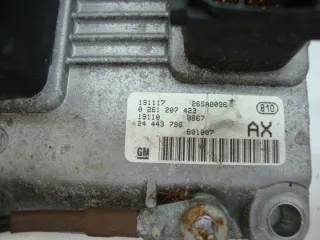 24443796 0261207423 24445098 Блок управления двигателем Opel Corsa C Арт e12030106, вид 2